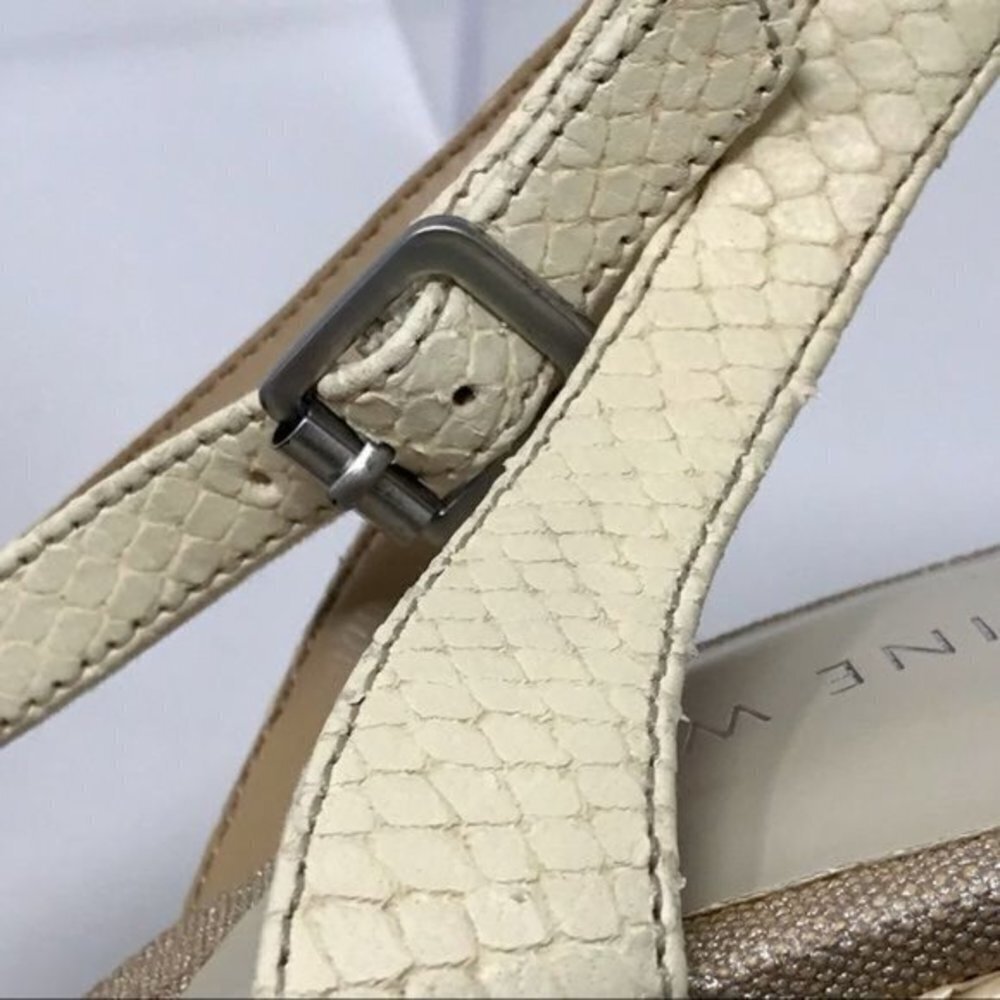 Nine West Casting Platform Sandals w/Reptile 10M - Picture 13 of 15